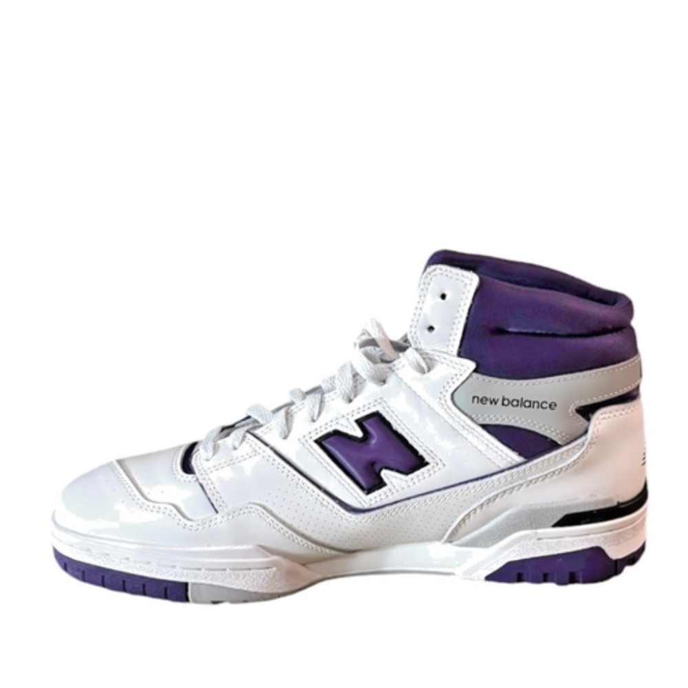 New Balance 650R Mens‎ Size 10.5 Shoes White Purple Sneakers New - Picture 4 of 9